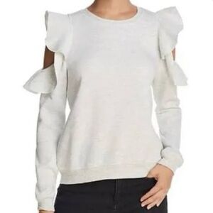 Rebecca Minkoff, Gracie cold shoulder sweatshirt!